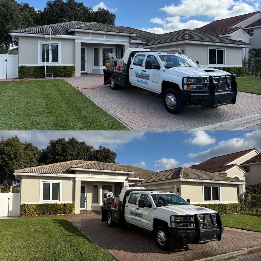 Performing a Soft Wash on Your Roof