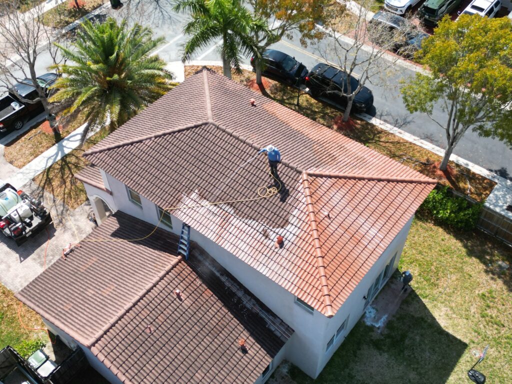 roof cleaning softwash