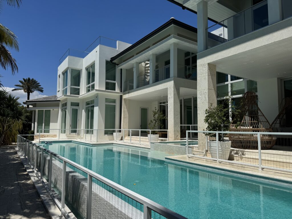 power wash concrete pool deck