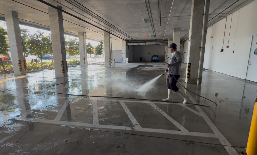 Parking Garage Pressure Washing in Miami | Keep Your Property Safe, Clean & Professional
