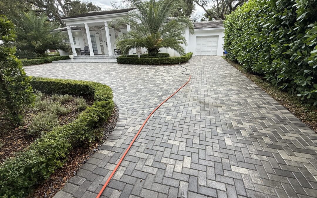 Paver Driveway Pressure Cleaning in Coral Gables: Protect and Restore Your Surface