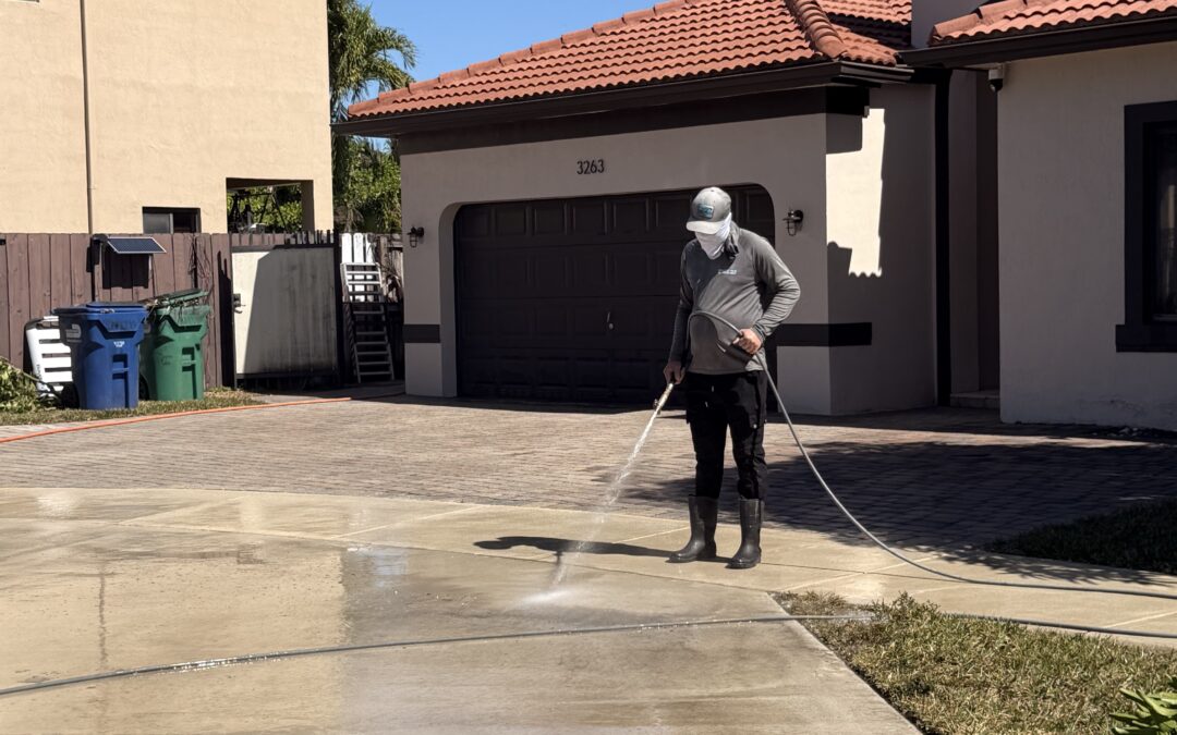 Driveway Cleaning for Shaded Homes in Coconut Grove FL: Remove Dark Buildup and Grime