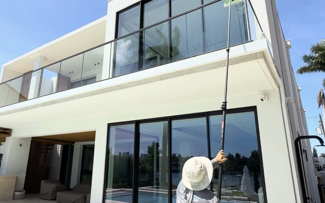 Hard Water Stain Removal for Windows in Miami FL: Restore Cleaner Exterior Glass