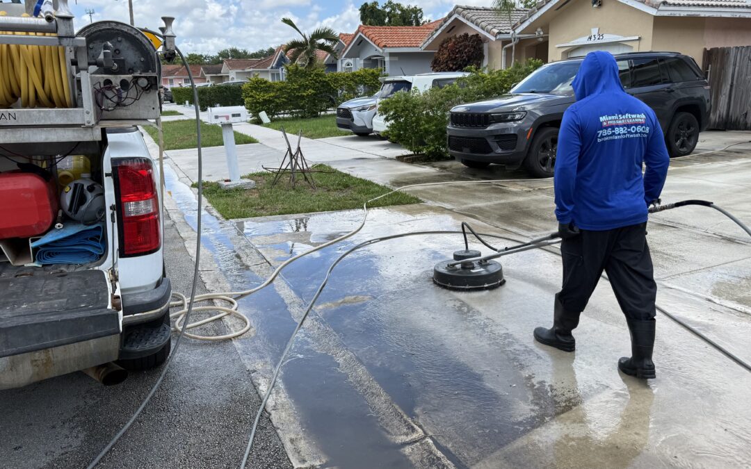 Driveway Rust Stain Cleaning in Coral Gables FL: Remove Spots and Improve Curb Appeal